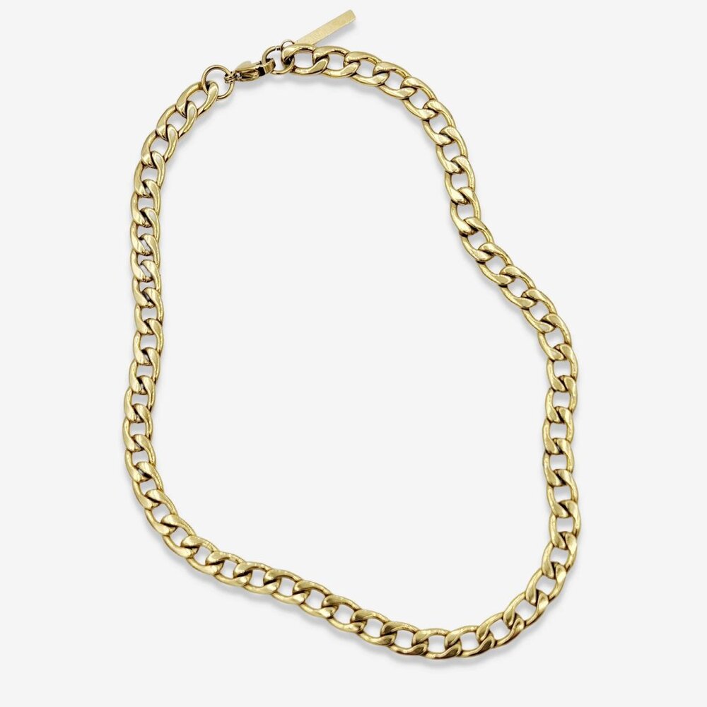 Gold CoutuKitsch Crivallo Necklace - 16"  - 18k gold plated stainless steel